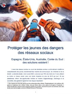 Protéger la jeunesse des excès des réseaux sociaux : les exemples internationaux.